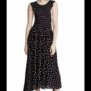Free People Black/White polka dot dress